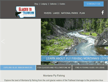 Tablet Screenshot of glaciertoyellowstone.com